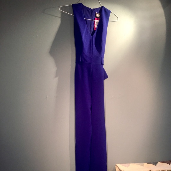vince camuto blue jumpsuit